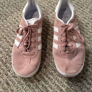 Adidas Kid's Blush Pink Suede Sneakers